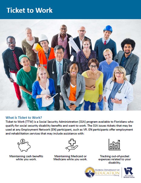 Ticket to Work Program flyer